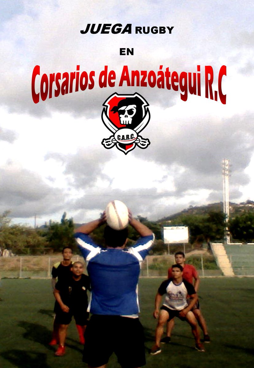 CorsariosARC's tweet photo. Animate, forma parte de nuestro Club.
Entrenamiento hoy 5:30pm  Cancha Pancho Alegrìa
+Info: 0424-8521224
#rugby #anzoategui #rugbyvenezuela https://t.co/1hhxgmPrRv