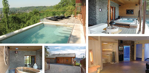 Dit geweldige wellness huis staat natuurlijk in de top 10 beste vakantiehuizen van 2016!