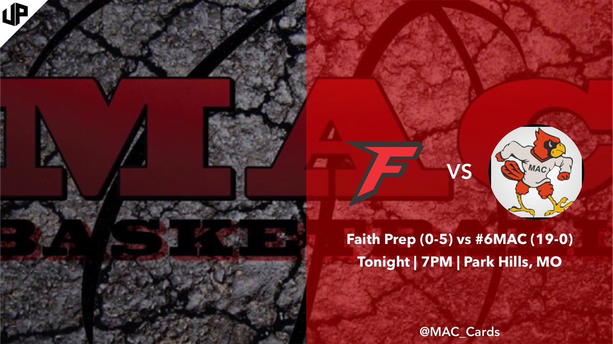 MAC_Cards's tweet photo. [MBB] #6MAC (19-0) hosts Faith Prep tonight at 7PM @MACmbball #GoMACCards https://t.co/iKwzSv3VnU