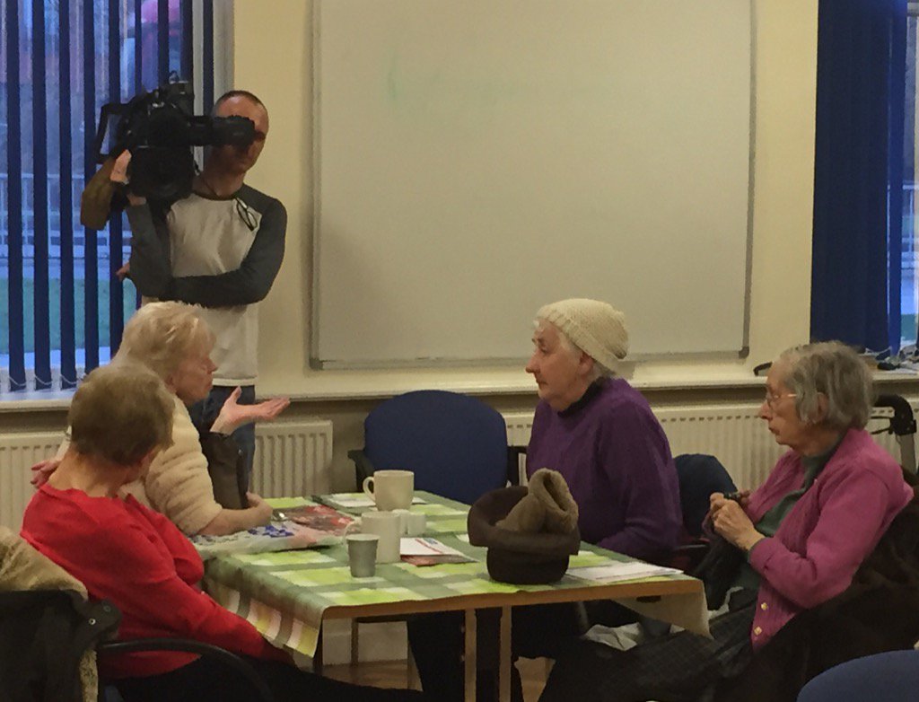 But most importantly, patients came, enjoying a hot meal, a chat and getting vital support from dieticians.