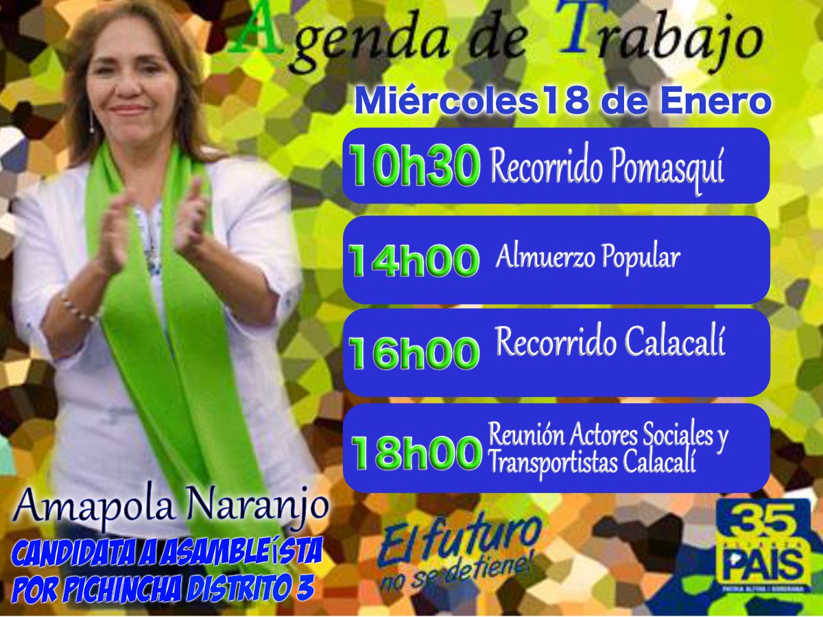 amapolanaranjo's tweet photo. Seguimos con nuestro recorreido por la ruralidad, hoy Pomasquí y Calacalí. Somos un equipo que trabajará por la equidad y justicia social. https://t.co/n9vRdylTtI