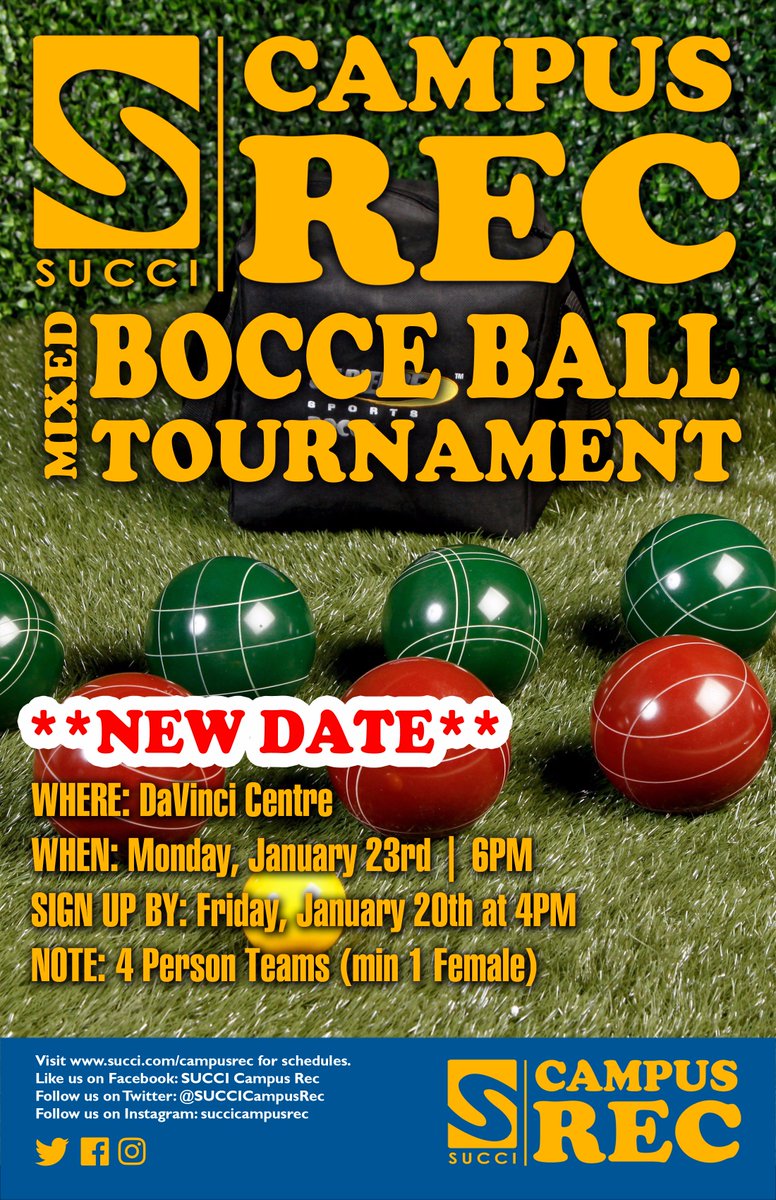 SUCCICampusRec's tweet photo. Sign up for the Table Tennis Tournament that is taking place on January 23th at 5PM. Last day to register is January 20th. #SUCCI #CampusRec https://t.co/CcQQquDcHf