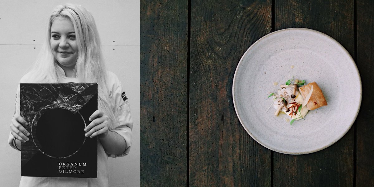 CHAPTER 1 / Confit Pork / Parsnip Cream, Scallop, Mushroom, Juniper. {Shannon Hastings, Organum}  Tickets; herefordindiefood.com