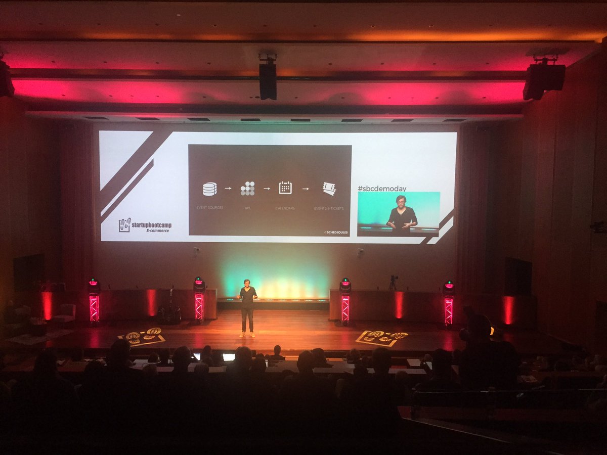 MarkOversteegen's tweet photo. #sbcDemoDay #schedjoules I am impressed! https://t.co/jC1pJ2CRPO