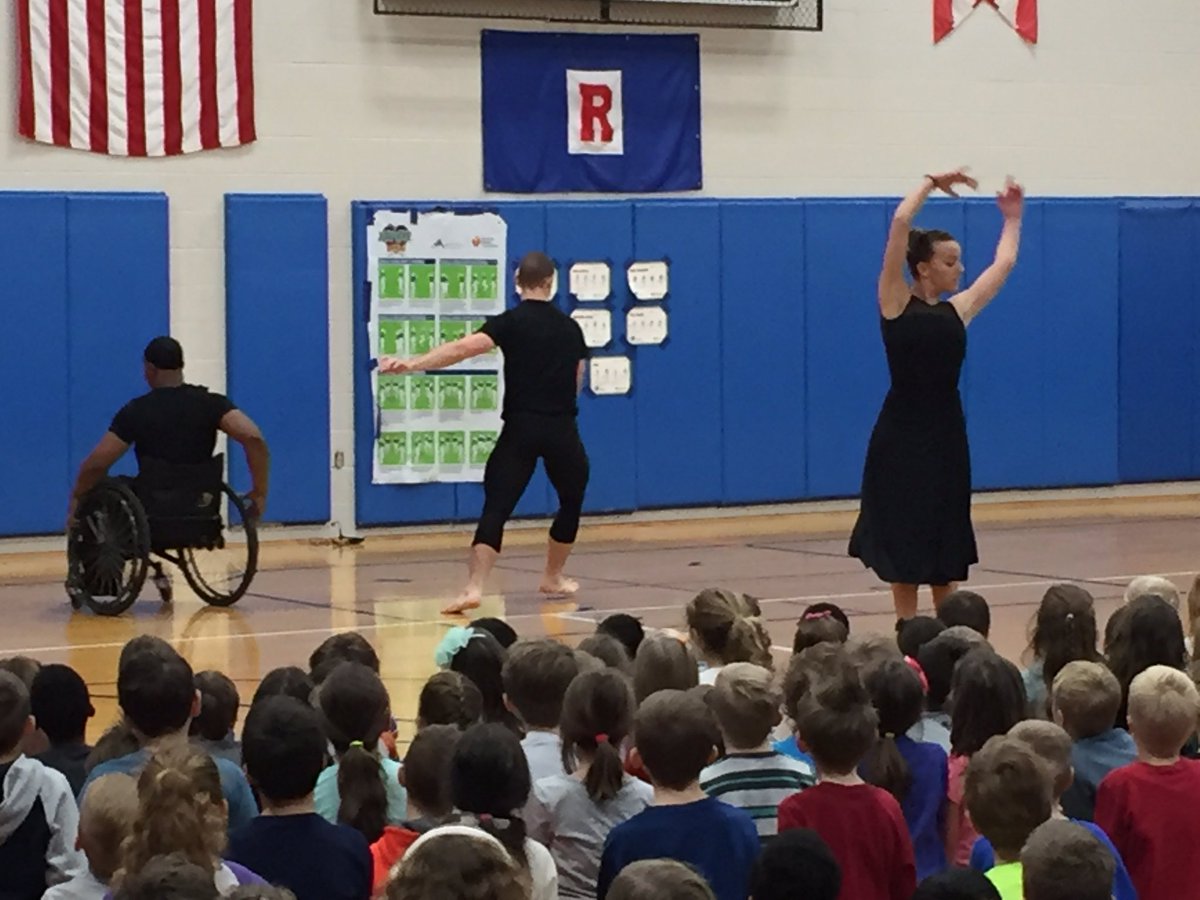 RichfieldElem's tweet photo. We are excited to have @dancingwheels with us at Hillcrest during Disability Awareness Week @RevereLocal! #appreciatingdifferences https://t.co/e4Ju6eVbLY