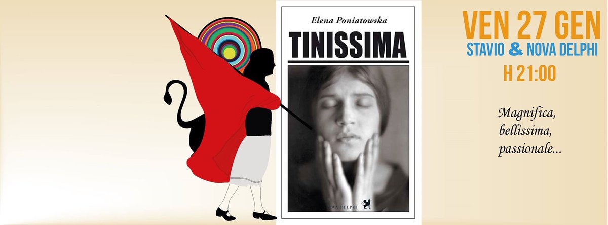 birraSTAVIO's tweet photo. #tinissima di #elenaponiatowska @novadelphilibri da #Stavio il #27gennaio. Imperdibile! #staviolegge #libri #book #tinamodotti #viapacinotti https://t.co/r34iIswoaX