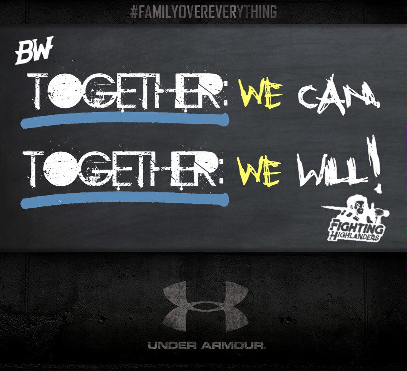 BWHighlanders's tweet image. Lift sessions TODAY &amp;amp; TOMORROW 2:40-4pm. #FamilyOverEverything!