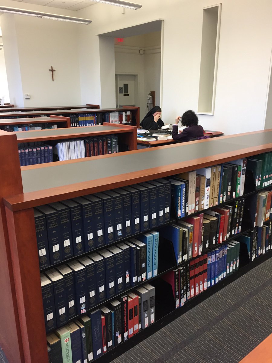 CUAlibraries's tweet photo. Come to Mullen for some quiet study time this morning! #cua #cualibraries https://t.co/tL9NqYY5e4