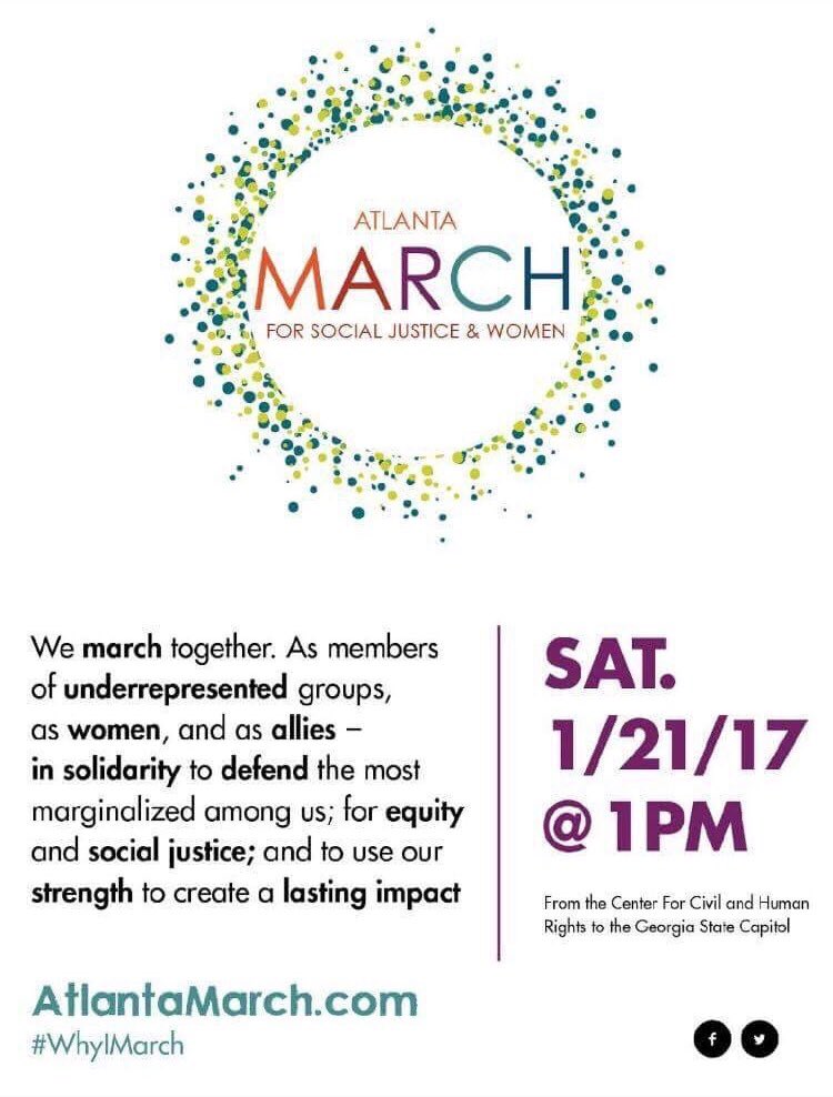 NAACP_GYCD's tweet photo. We march together! Join the Us as we march for Social Justice and Women this Saturday in Atlanta, GA https://t.co/AiLSLhnBkx