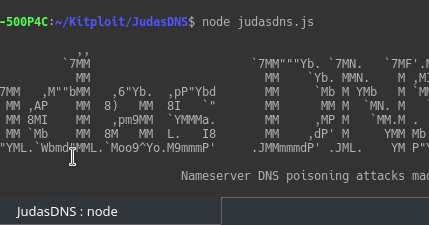 KitPloit's tweet photo. JudasDNS - Nameserver DNS poisoning attacks made easy https://t.co/6aAeUOAokG #ChangeDNS #DNS #JudasDNS https://t.co/lYPwuMaXXf