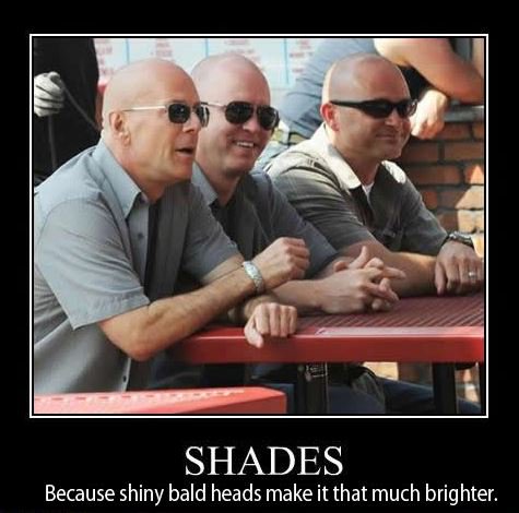 BaldGuyz's tweet image. #BaldHumor #Baldness #Bald&amp;amp;Shades #BaldMen #BaldNation #BaldGuyz