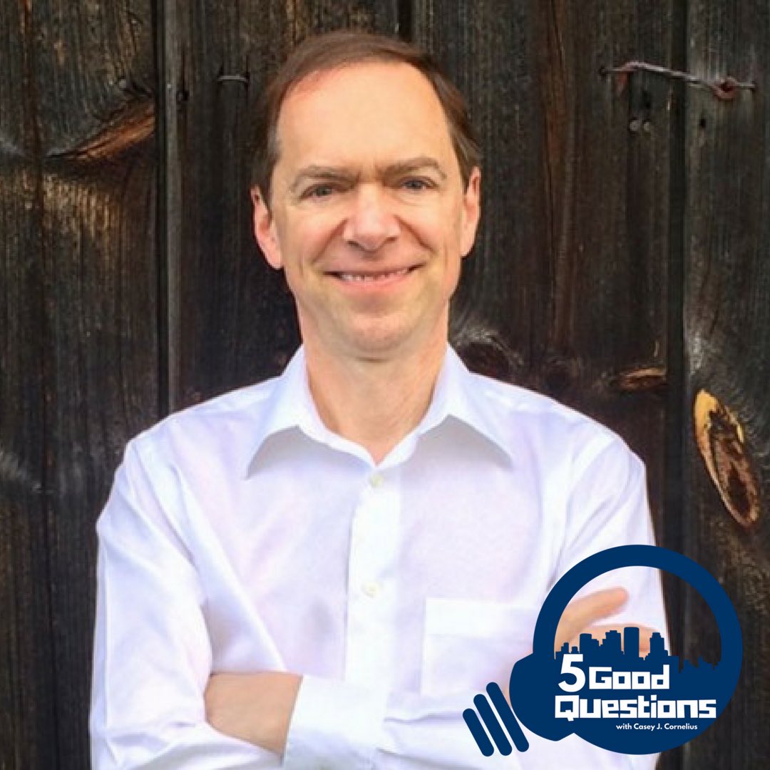 Newest episode is LIVE! Thank you <a href="/JohnDavidMann/">John David Mann</a> for answering #5GQ with @CaseyJFCFL. Listen at CaseyJCornelius.com/5goodquestions #GoGiver
