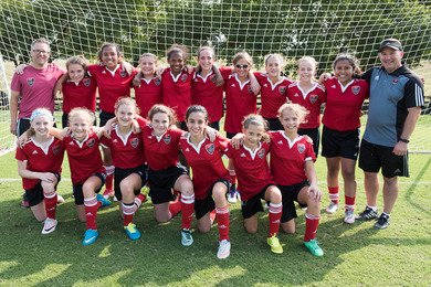 loudounsc's tweet photo. And here they are! Congrats girls, Coach Deveau, and Coach Russell! https://t.co/2S3FRC3pLp