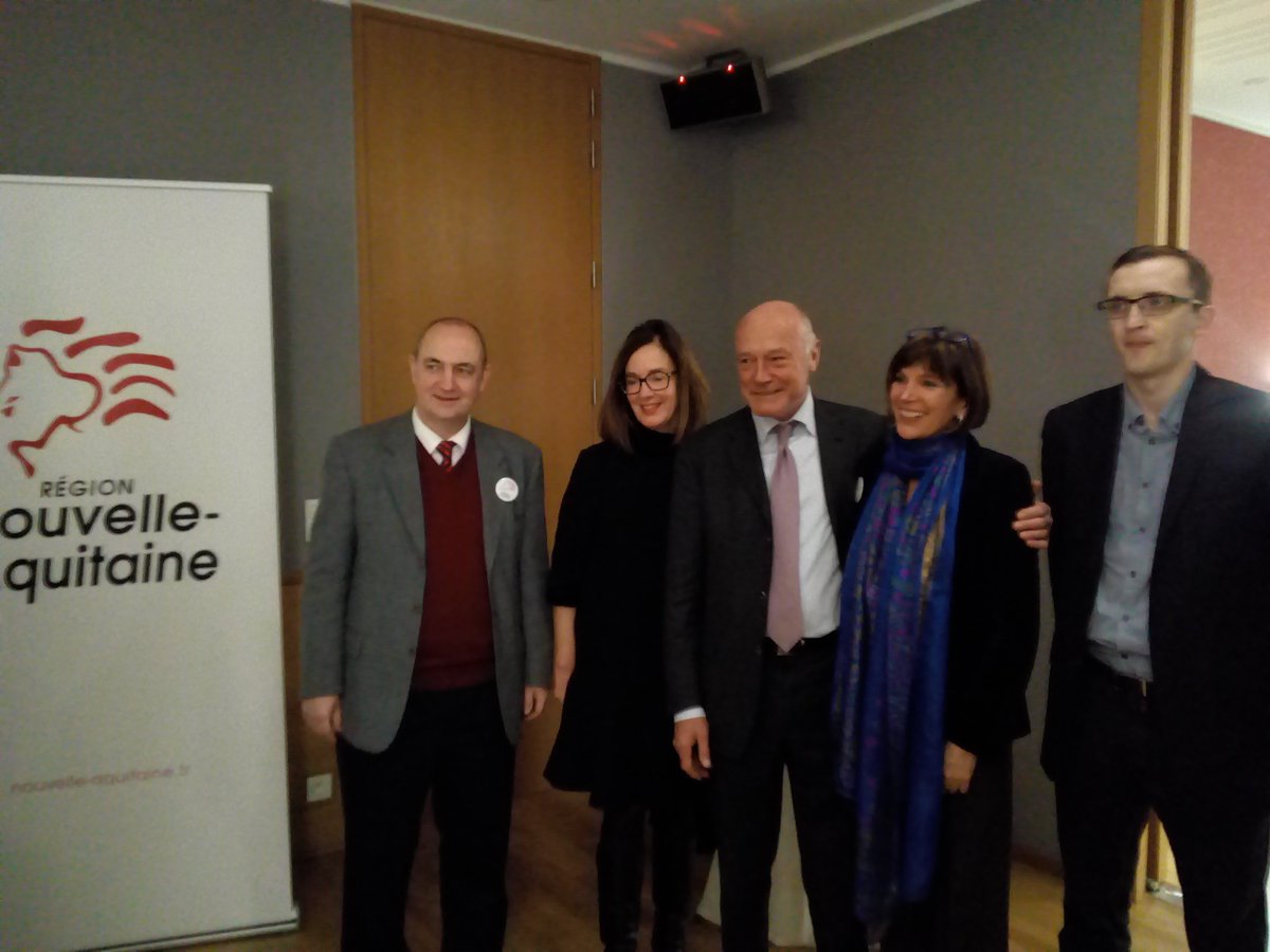 Aragon_UE's tweet photo. Inspiring words @AlainRousset.We need to keep fighting for the reopening of the Pau–Canfranc railway. @Transport_EU @gobierno_aragon https://t.co/HVh40ACrdv