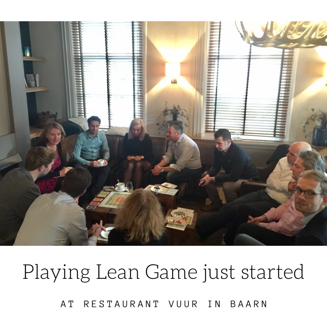 BeGamechanger's tweet photo. Met een leuke groep innovators en marketeers zijn we zojuist gestart met de Playing Lean Game #LeanStartup #Leadership #Platform https://t.co/qQJcugshL7