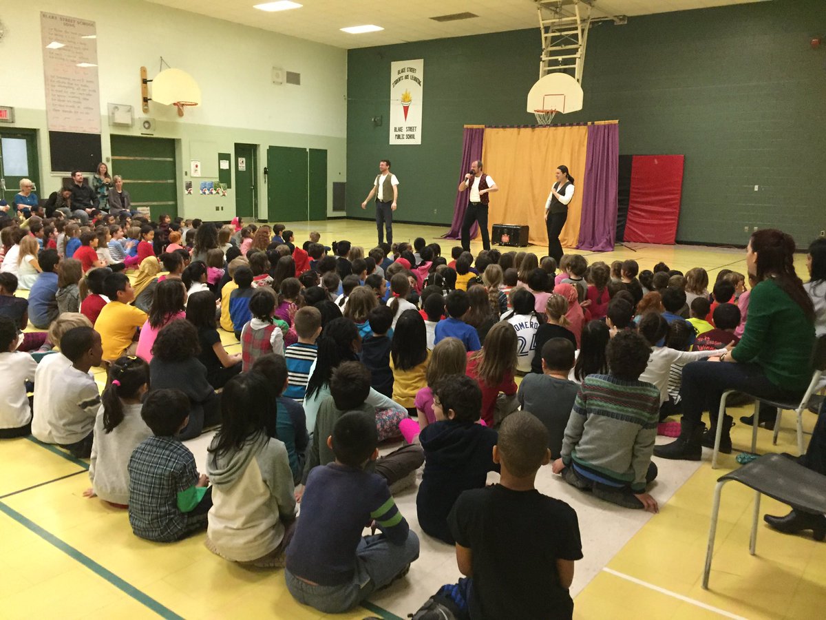 TDSBBlake's tweet photo. The kids are all here &amp; excited for @DuffleBagThtre performance of "Little Red Riding Hood". @PrologueArts #fairytales https://t.co/iqRF1NxGAF