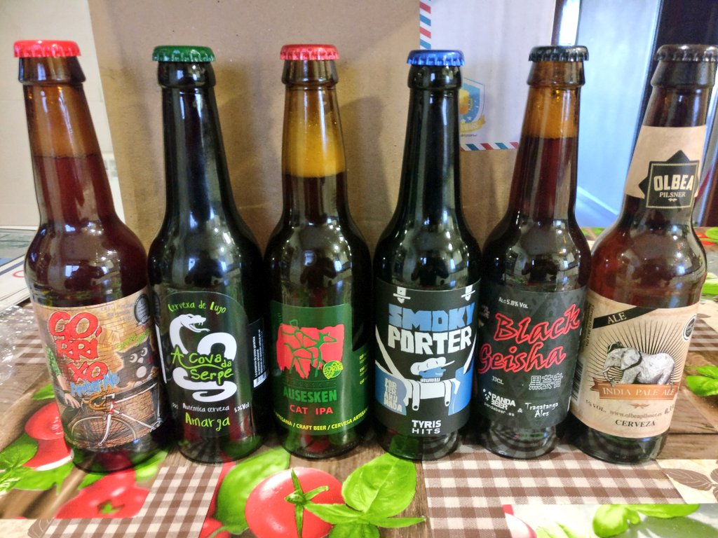 Nuevo cargamento #BeerWars <a href="/soloartesanas/">soloartesanas</a> <a href="/GaragArt/">GaragArt</a> <a href="/ausesken/">Cerveses Ausesken</a> @pandabeer #pandabeer <a href="/Olbeapilsner/">OLBEA pilsner</a> #acovadaserpe <a href="/cervexaindie/">Cervexa Indie</a> <a href="/nachsbeer/">Nach's Beer</a>