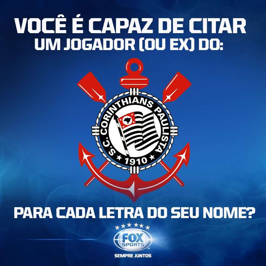 SportsCenterBR's tweet photo. 👊 Desafio lançado, torcida do #Corinthians! https://t.co/UvZLqsPFS2