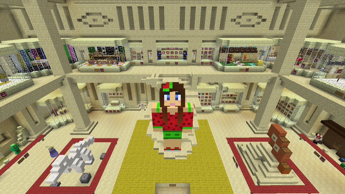 ParaKeet92's tweet photo. Today is #MuseumSelfieDay2017 but as I can't go to a real museum, I'll go to the one I built on @QuacktopiaMC! #museumselfie #QTMuseum https://t.co/DReZWD5B7F