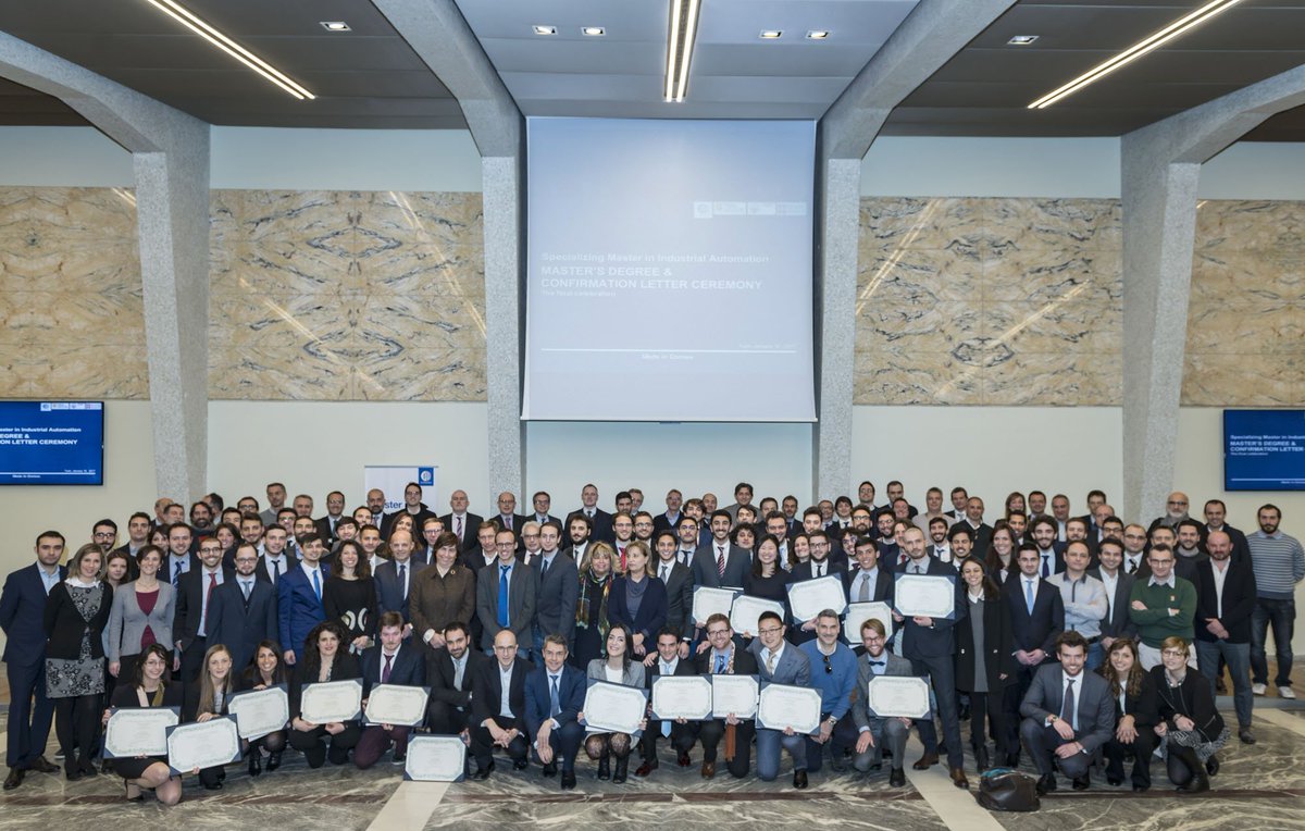 Mailander_RD's tweet photo. #Torino: Prima Industrie e @comaugroup con @PoliTOnews alla VI edizione del Master per i futuri specialisti di automazione e Industry 4.0 https://t.co/rsQ48UyToS