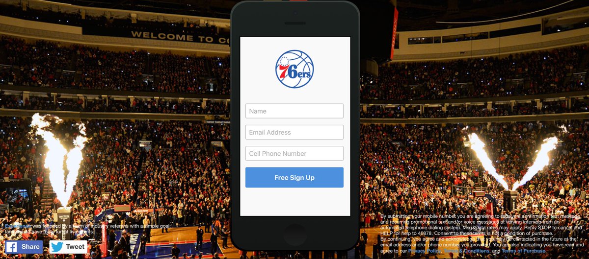 sixers's tweet photo. Be the first to hear about available game day tickets and get them as low as $15. 

Just sign-up » https://t.co/qFC5Lcs4lJ https://t.co/sQboFdNTiF