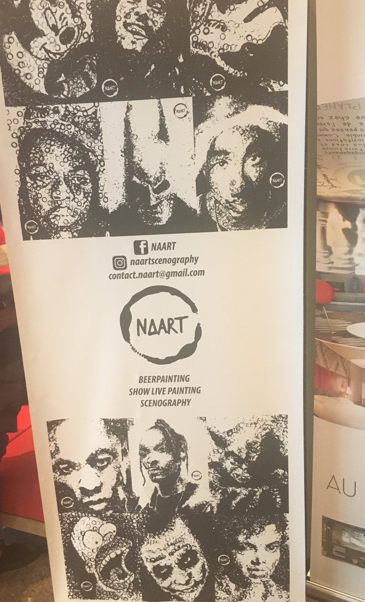 ibisHotels_FR's tweet photo. 40 minutes de Pop Rock Electro non stop @VirginRadiofr donc pause artistique avec la peinture au goulot par #Naart ! #VirginRadioLivebyibis https://t.co/s5IZOgawTY