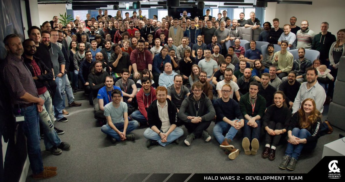 GarethEdmondson's tweet photo. Our @CAGames team should be so proud of creating #HaloWars2 , supported all the way by #343Industries. Its gone Gold! https://t.co/jfJf0NUmaS