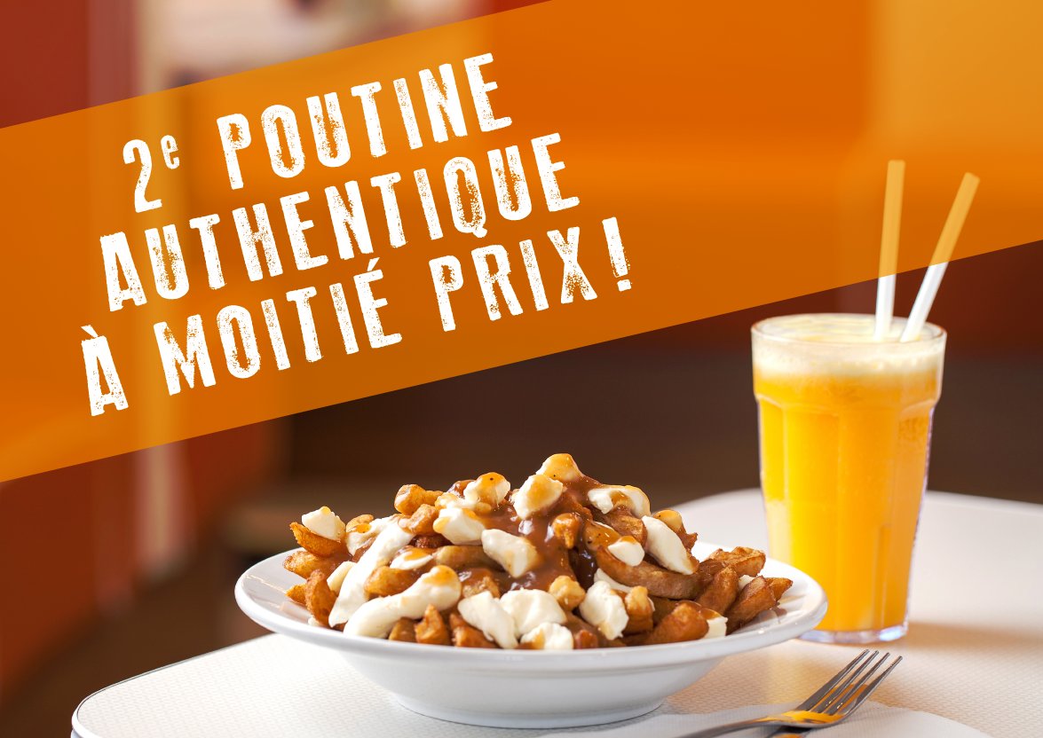royjucep's tweet photo. 5 à 7 du dimanche (temps limité) 2ième poutine 1/2 prix (en salle seulement) 
* L'authentique, format régulier * https://t.co/bRbHqv8Atw