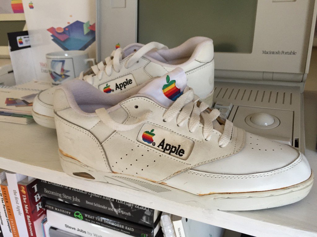 vintage apple sneakers