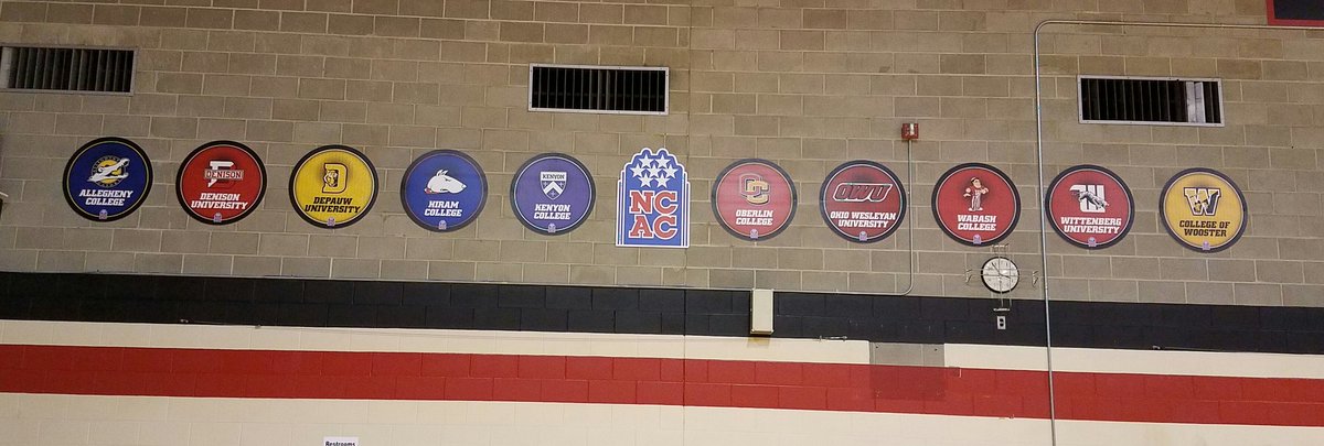 New conference banners in Branch Rickey Arena.