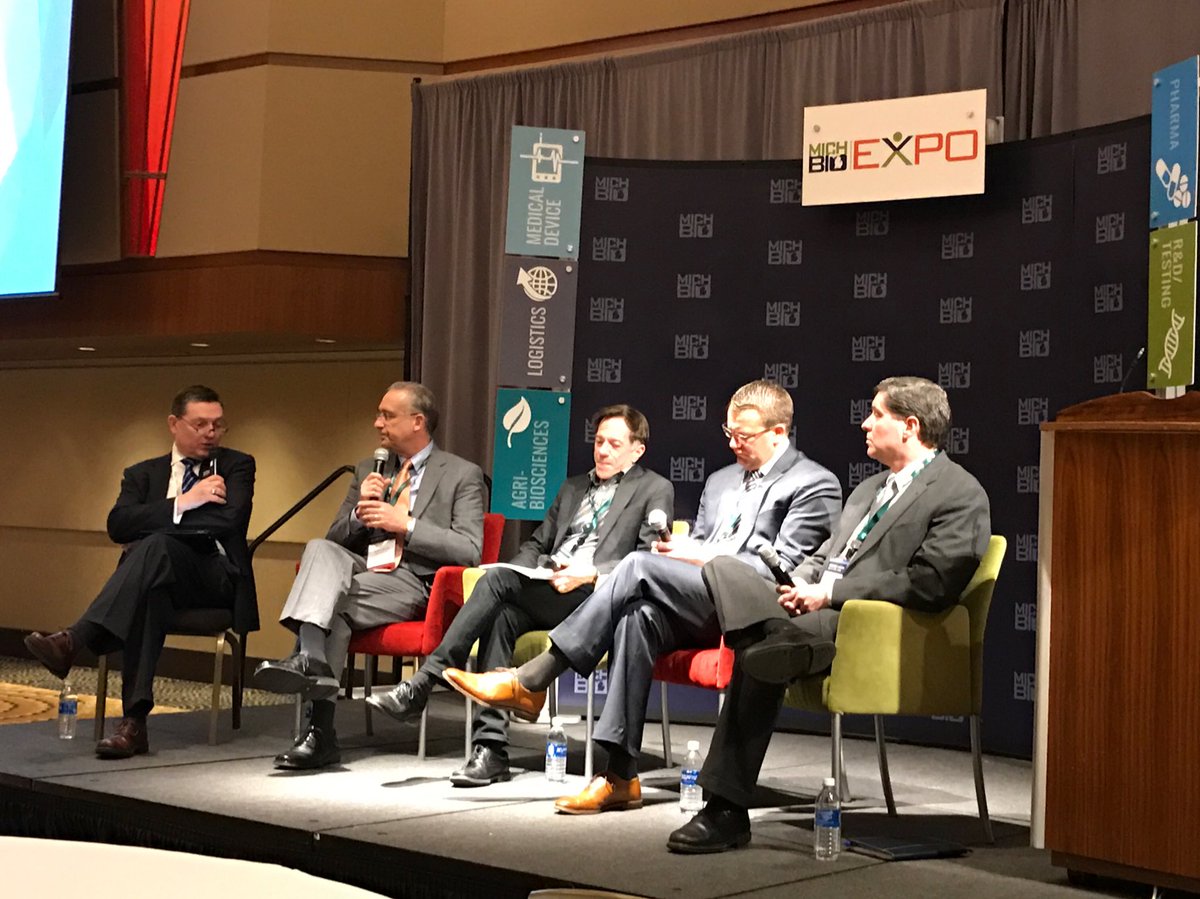 TSRL_Inc's tweet photo. Great panel on the state of the bio-industry in MI at the #MichbioExpo @michbio https://t.co/pfRkVJa6RY