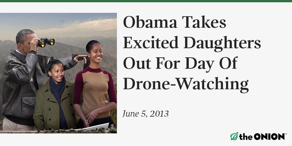 TheOnion's tweet photo. A beacon of hope in a world of darkness, or vice versa: The Onion’s complete coverage of the Obama presidency https://t.co/qOIRSGCzUL https://t.co/NAqZE2fJtz
