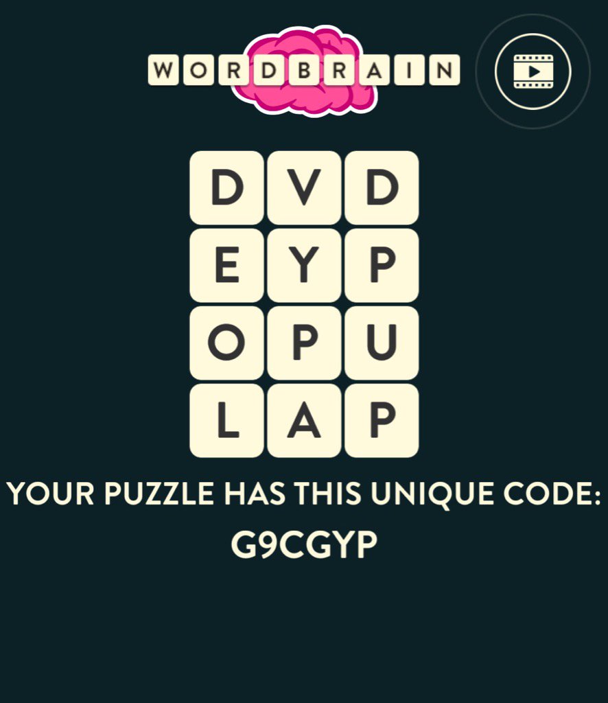 KittyBoxerGirl's tweet photo. I've created a WordBrain puzzle! Try solving it. Download the game and enter the code MRP72B #HMStrailblazers https://t.co/V2KcRE0RWB