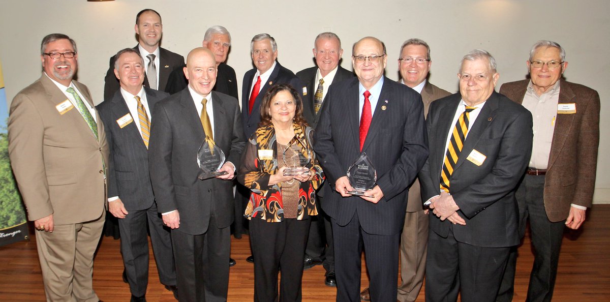 Great to see <a href="/mizzouwally/">Walter L. Pfeffer II</a> and my fellow <a href="/MizzouAlumni/">Mizzou Alumni</a> Geyer Award winners last night. Proud to support <a href="/Mizzou/">Mizzou</a>!