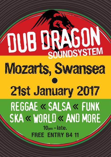 DUB DRAGON! Party party party times! #mozarts #swansea #swanseacity #mozartsswansea #swanseauni #swanseamet