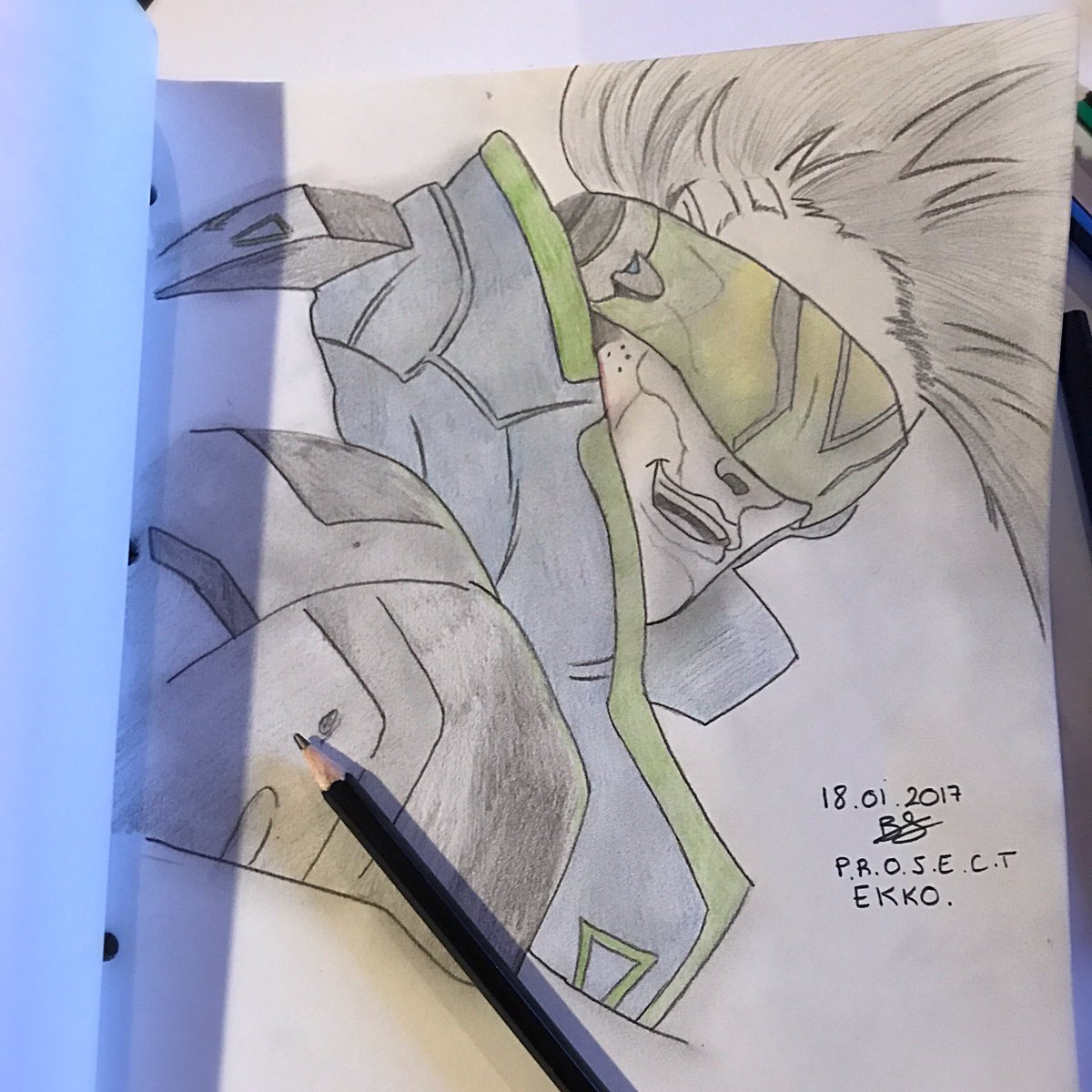adrn_brn's tweet photo. DRAW - #ProjectEkko @LeagueOfLegends @LoL_France https://t.co/xQx7fafGXy