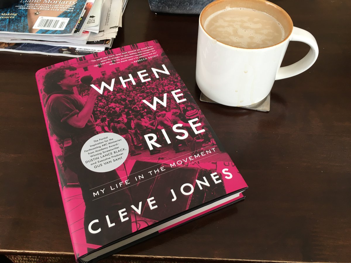 Memories are bittersweet for a reason; so that we never forget the past. Reading Cleve Jones newest; When We Rise ht.ly/thO53080USh