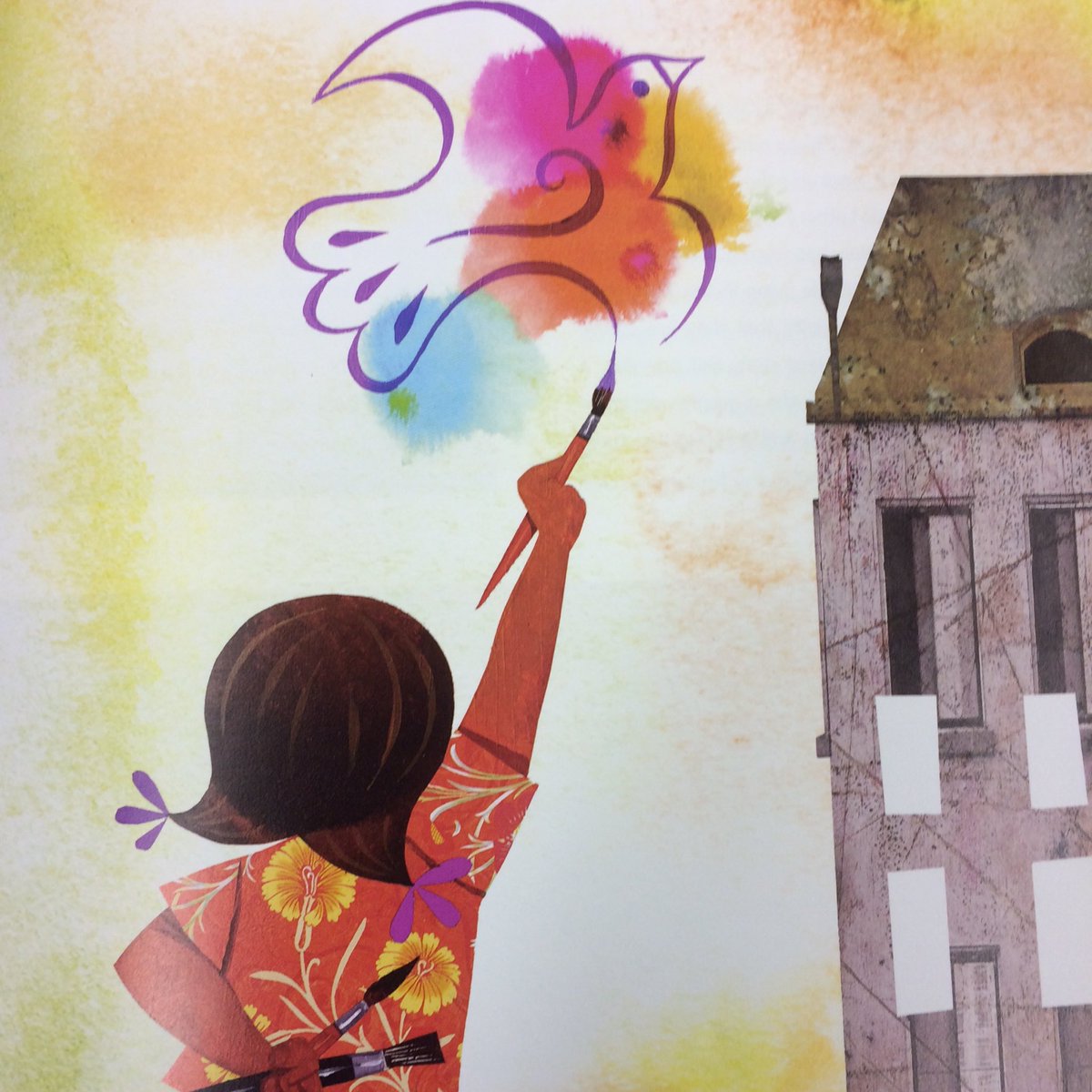 MrsPsLibrary's tweet photo. Maybe Something Beautiful is the current front-runner in our #mockcaldecott #slscooltools https://t.co/IkyVZsyG4g