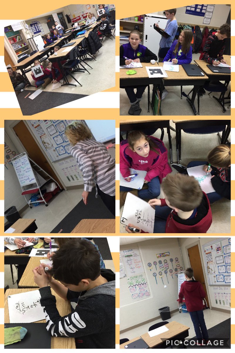 MrsHartman2018's tweet photo. A little review playing #Trasketball in RTI with #Plickers @plickers These kids rock at dividing decimals already! 👍🏽🙌🏼🏀 https://t.co/QpVNWWx3Kv
