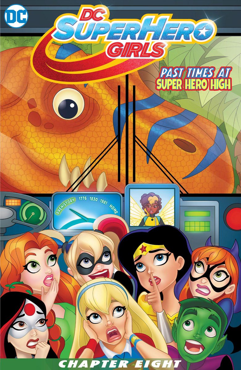 DCOfficial's tweet photo. Batgirl and Harley meet a young Amanda Waller in digital-first #DCSUPERHEROGIRLS: PAST TIMES AT SUPER HERO HIGH #8! https://t.co/DLO2VzyqBM https://t.co/38avbhvG61
