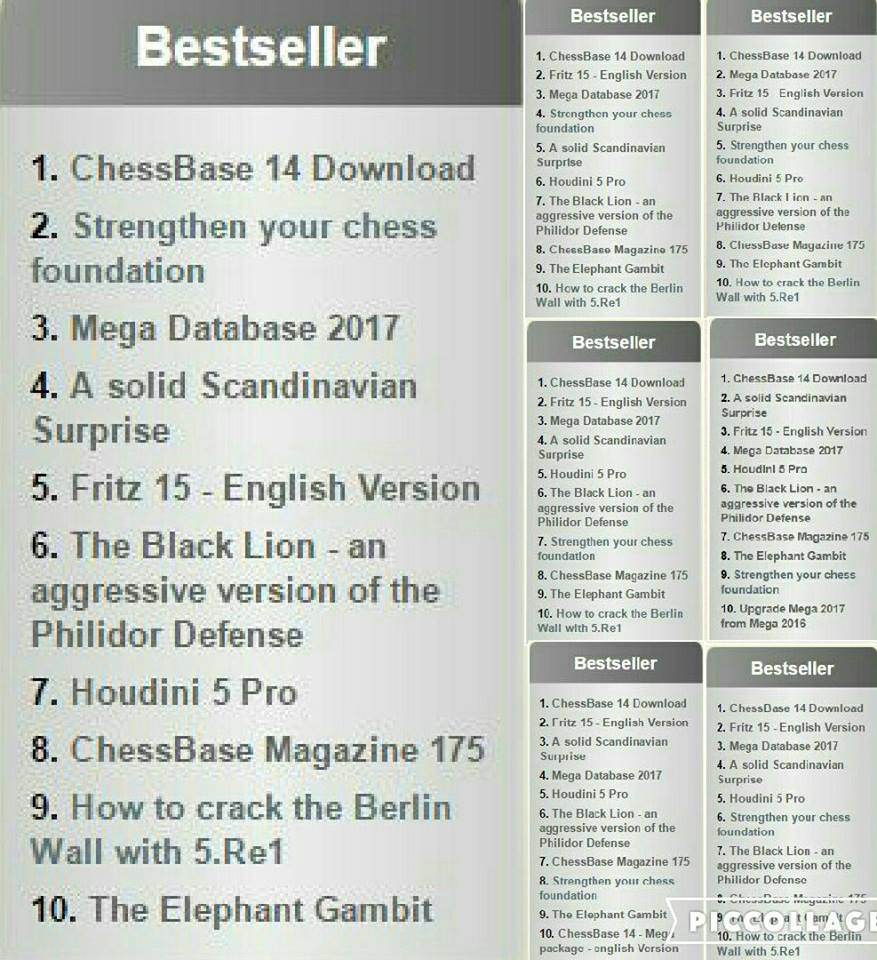 Nisha Mohota on X: Chessbase Bestseller list- It has been fun to