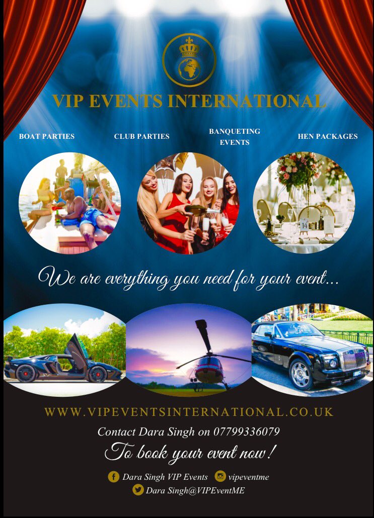 VIPEventME's tweet image. #vipeventsinternational Get in touch now and book YOUR event!!