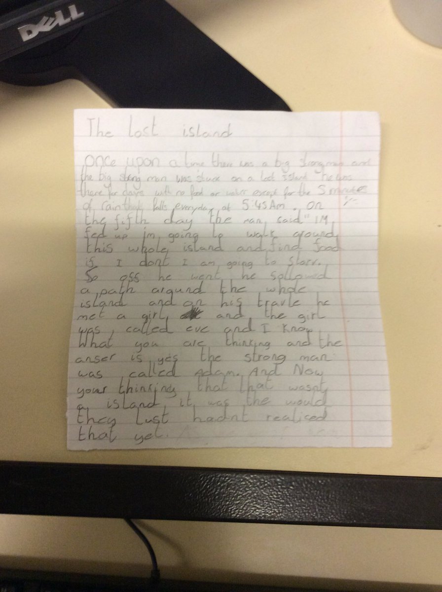 Springwood_Prm's tweet photo. Super proud of Riley for writing a story at home. #springraglan #springRE https://t.co/QsyKXfQQhB
