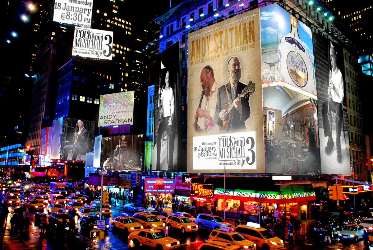 rcanipper's tweet photo. 2nite @ 8:30: @rcanipper Andy Statman Trio @RockwoodNYC Stage 3 (a bit south of Times Square) 185 Orchard St NYC - last NYC show in January https://t.co/aqADOClcH1