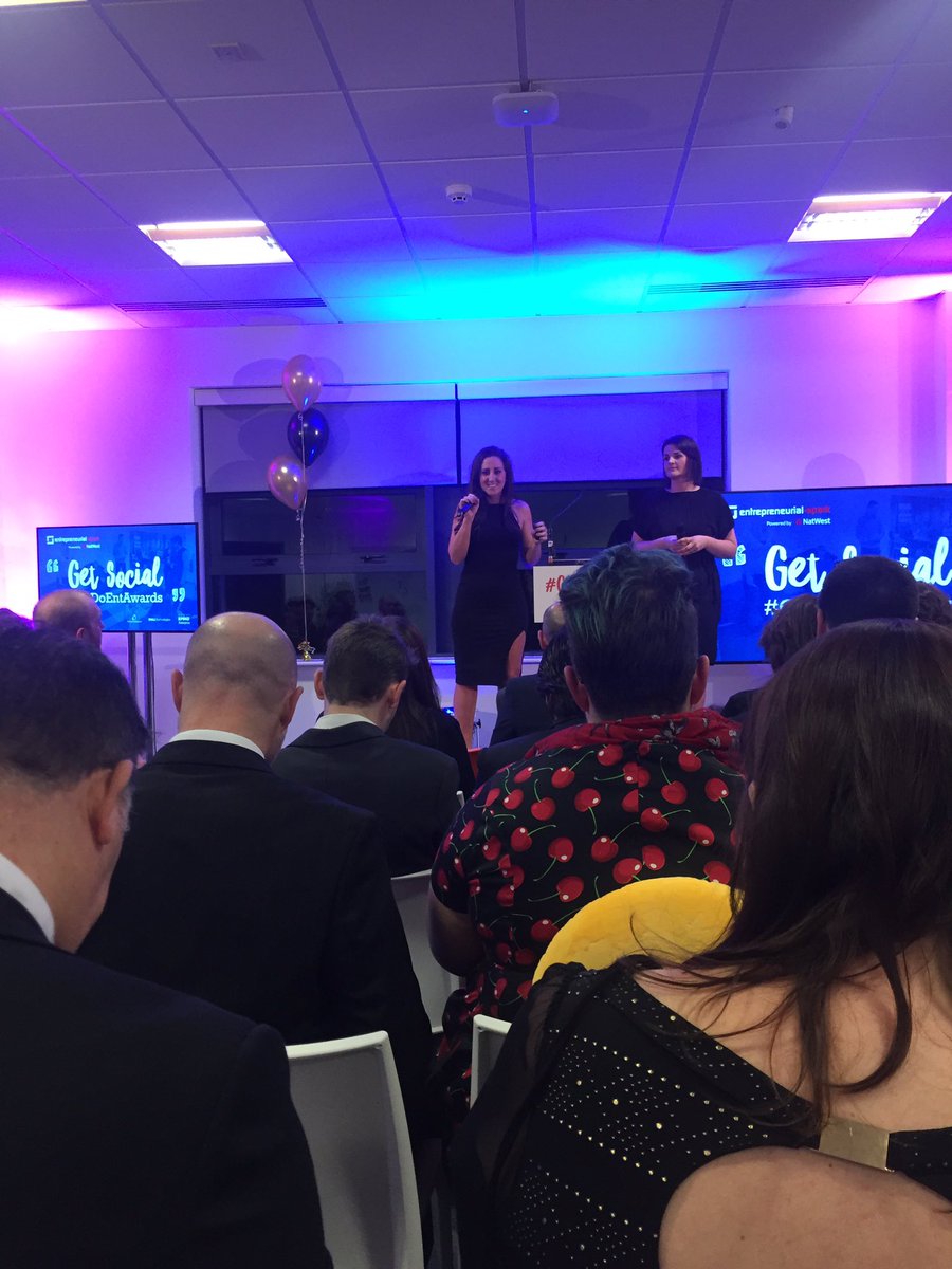 Awards evening at the Newcastle hatchery #GoDoEntAwards