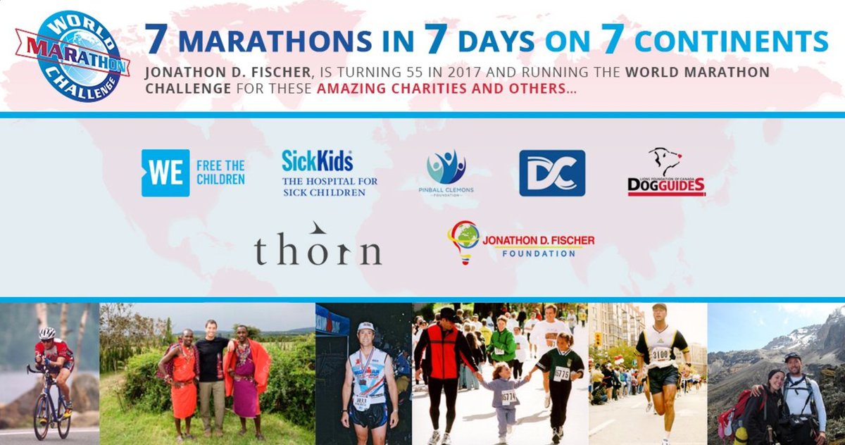 PinballFdn's tweet photo. One of our biggest supporters is running 7 marathons in 7 days in 7 continents!! We are so proud of you Jonathon! @JDFFoundation https://t.co/H07gBdsYdJ