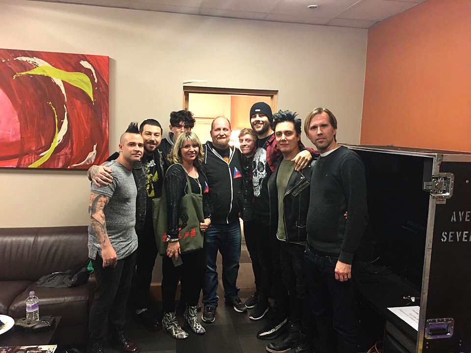 trekstock's tweet photo. Great to see #Trekstocking winner Nick and his family having such a great time with @TheOfficialA7X at their show in Birmingham! https://t.co/wRAlHWVywE