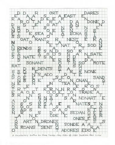 drawingcenter's tweet photo. Read about poet and artist #JacksonMacLow via @Poetry_Society>>https://t.co/RZfgom3ZMt. Mac Low's exhibit opens this Friday. https://t.co/ICkokNLLqF
