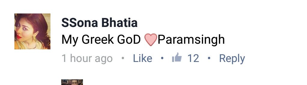 MinJaeSub7's tweet photo. When #Ssona Di herself calls @8paramsingh Greek God ๐โค
He's Greek god of so many Girls ๐โค
๐๐ https://t.co/VsCWP3OrWL