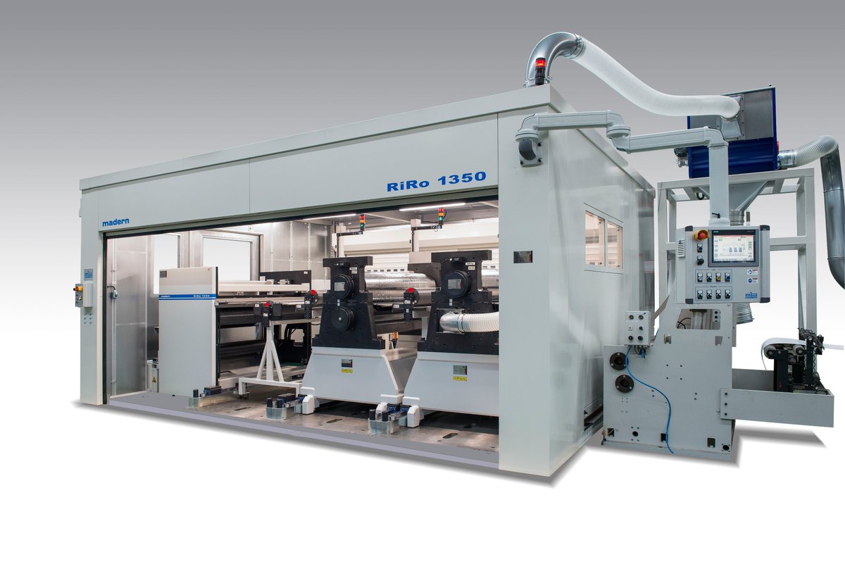 Maderngroup's tweet photo. Now being installed! 3 station Madern 1350 RiRo RDC - the most advanced #Rotary #Die #Cutting system in the world! https://t.co/yrodln8c6s https://t.co/YNQ6vqxv5I